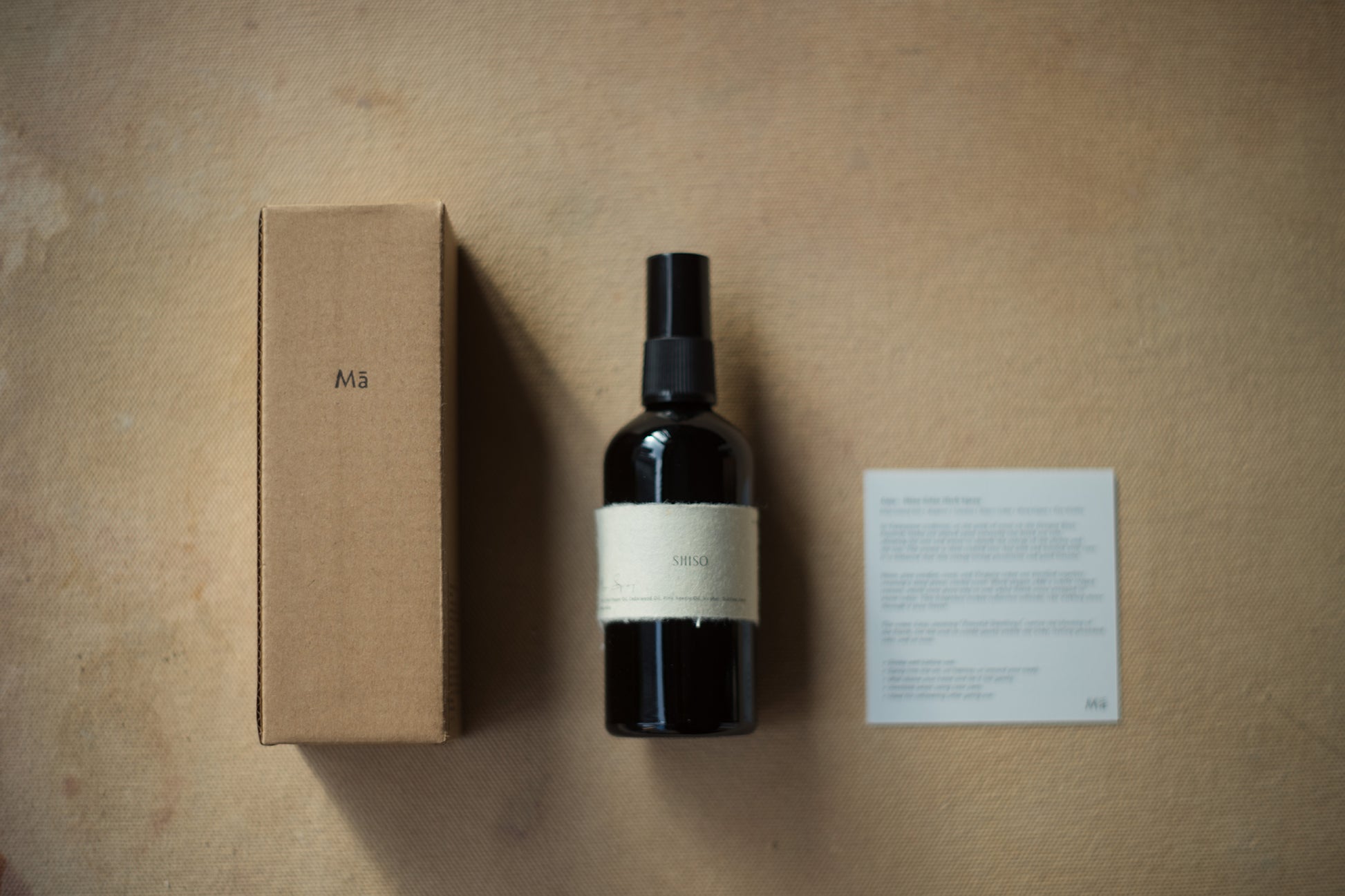 Mā SHISO Room Spray 安住紫蘇午時空間噴霧 18mL / 100mL