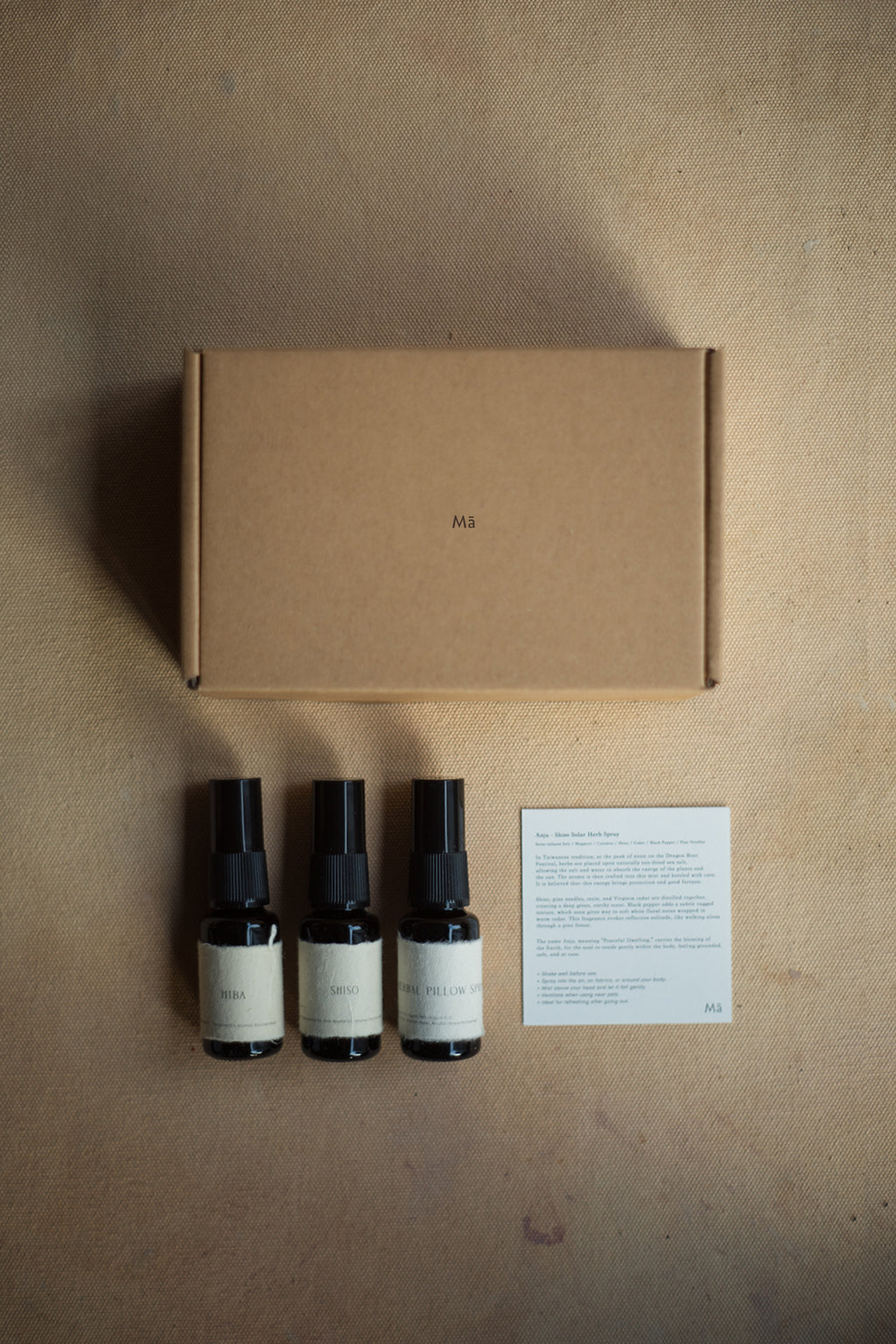 Mā  AROMA SPRAY TRIO TRAVEL SET 三氣噴霧旅行組禮盒